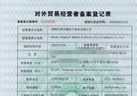 對外貿易經營者